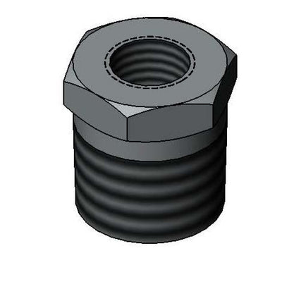 T&S Brass 001714-40 Hex Bushing - 3/8" NPT M x 1/8" NPT F