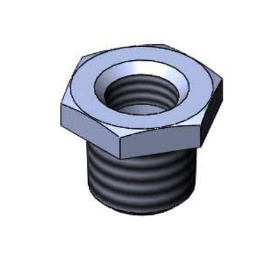 T&S Brass 001904-25 Hex Bushing - 3/8" NPT M x 1/4" NPT F