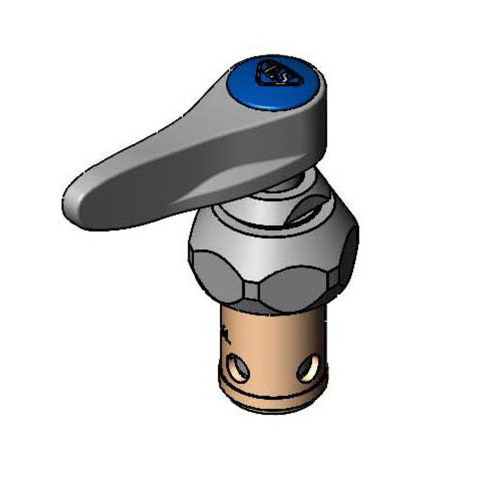 T&S Brass 002713-40NS Eterna w/ Lever & Blue Index (NS)