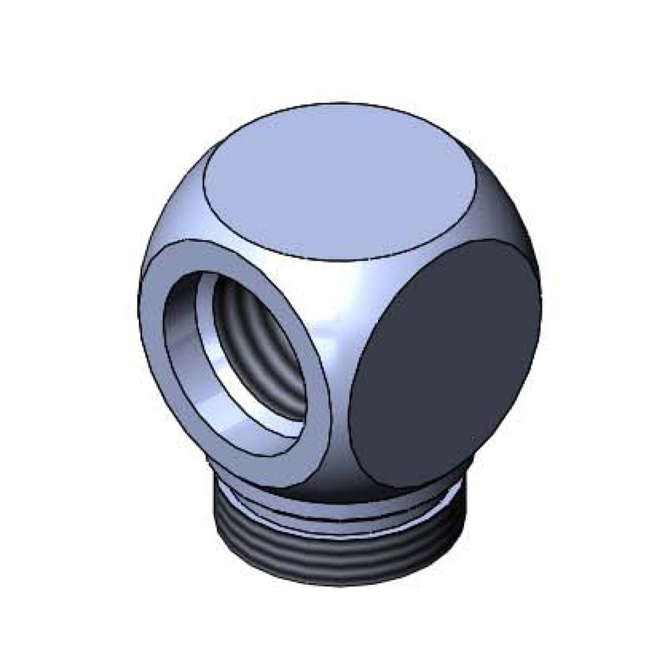 T&S Brass 002823-40 Outlet Cube - 3/8" NPT x Aerator