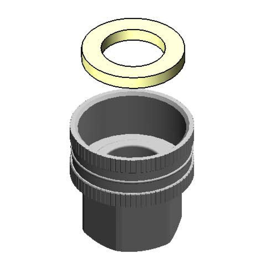 T&S Brass 002957-25 Adapter - GH Female x 1/2" NPT Female
