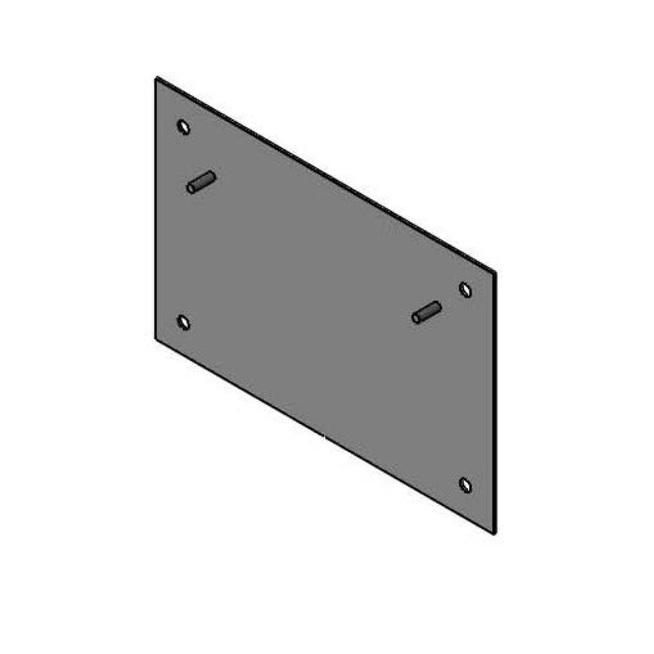 Washdown Hose Bracket Mounting Plate, Stainless Steel