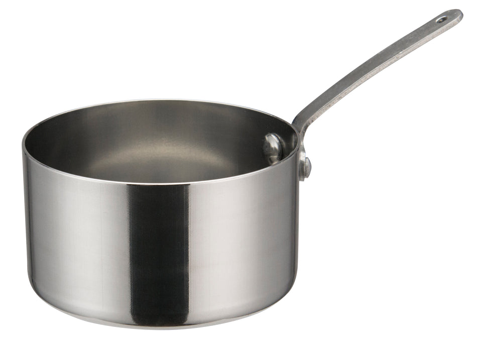 Winco DCWA-104S 10 Oz Stainless Steel Mini Sauce Pan Round