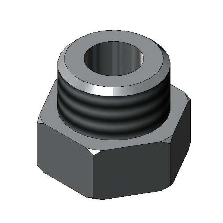 T&S Brass 005221-25 Adapter - 7/8-20UN F x 1/2" BSPP M
