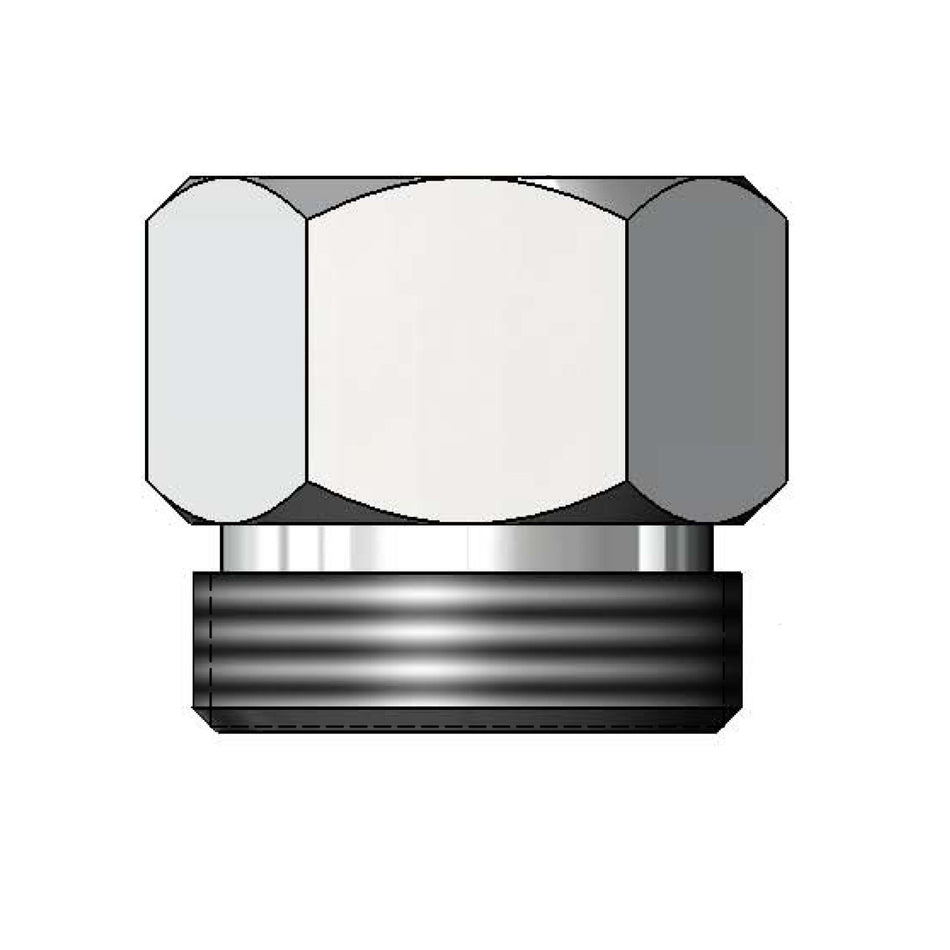 T&S Brass 005222-40 Inlet Nut - 1/2-14NPSM F x 7/8-20UN M