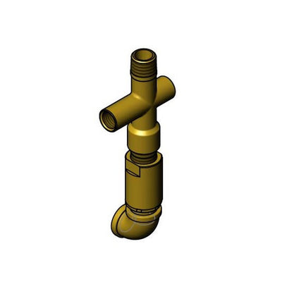 T&S Brass 005266-20 3/4" Swivel & Thermo Tee - Unplated