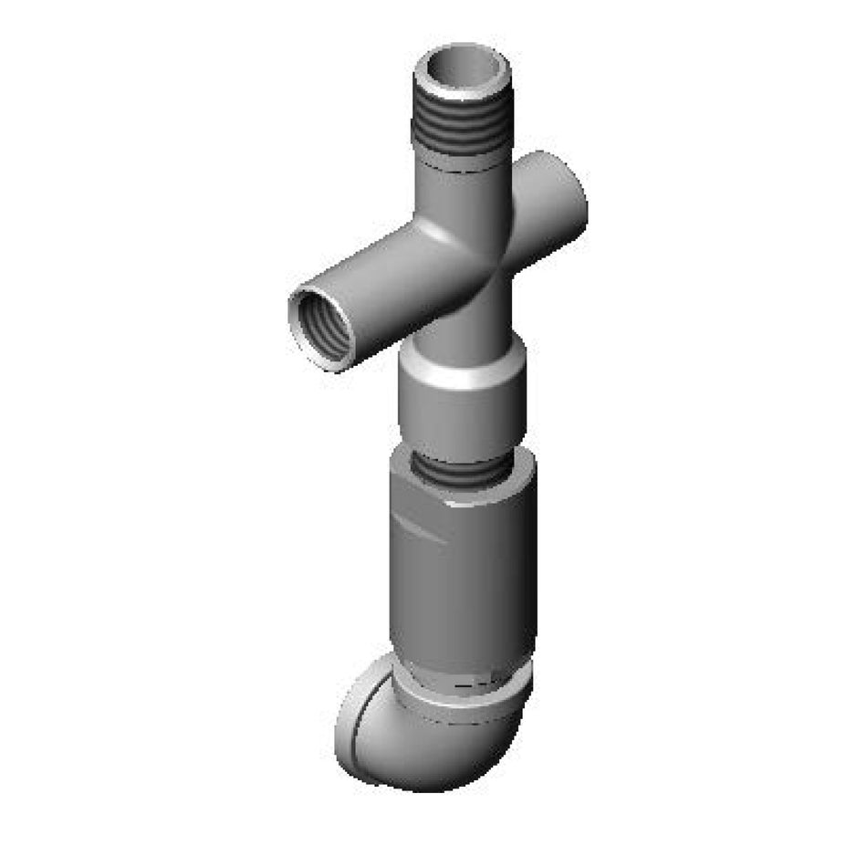 005266-25 3/4" Washdown Swivel & Thermo Tee
