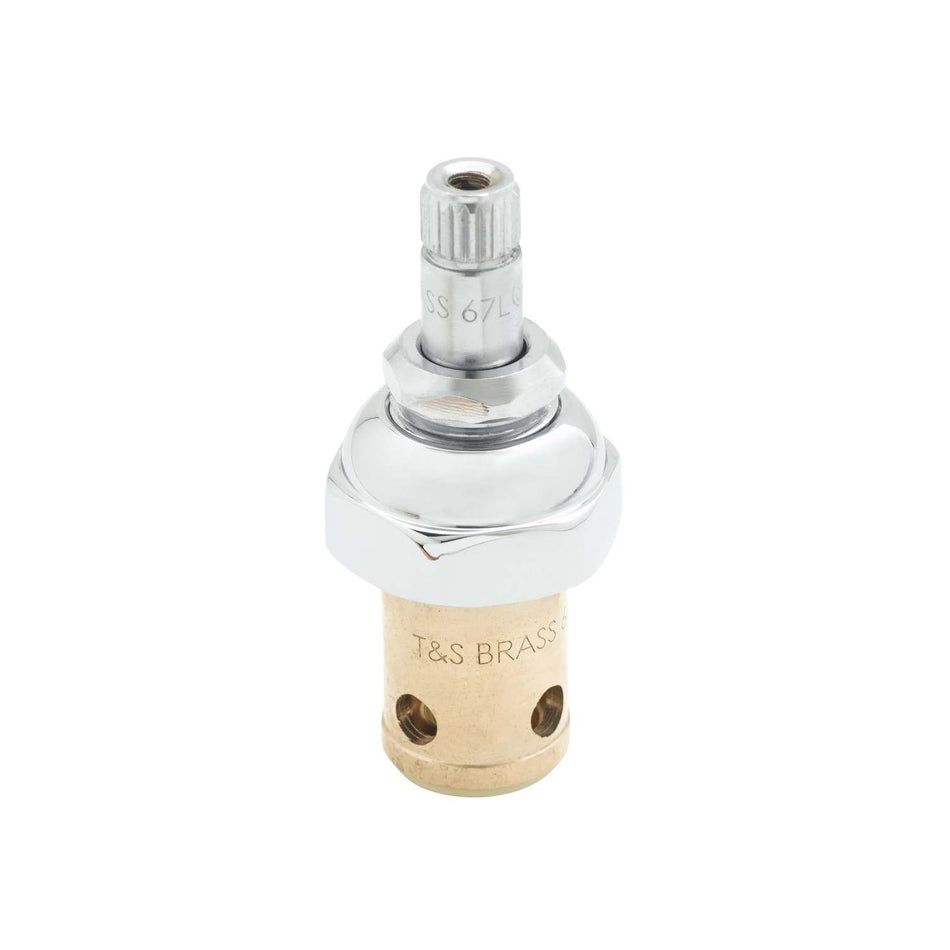 T&S Brass 005959-40QT Quarter-Turn Eterna Cartridge - LTC Cold NSF-61 NSF-372 Replacement