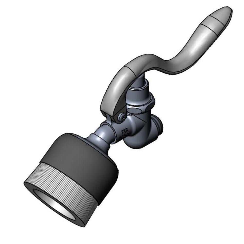 T&S Brass 005963-40 Angled Spray Valve w/ Brush Attachment