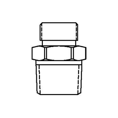 T&S Brass 006101-45 Adapter - 3/8" NPT M x 9/16-24UN M