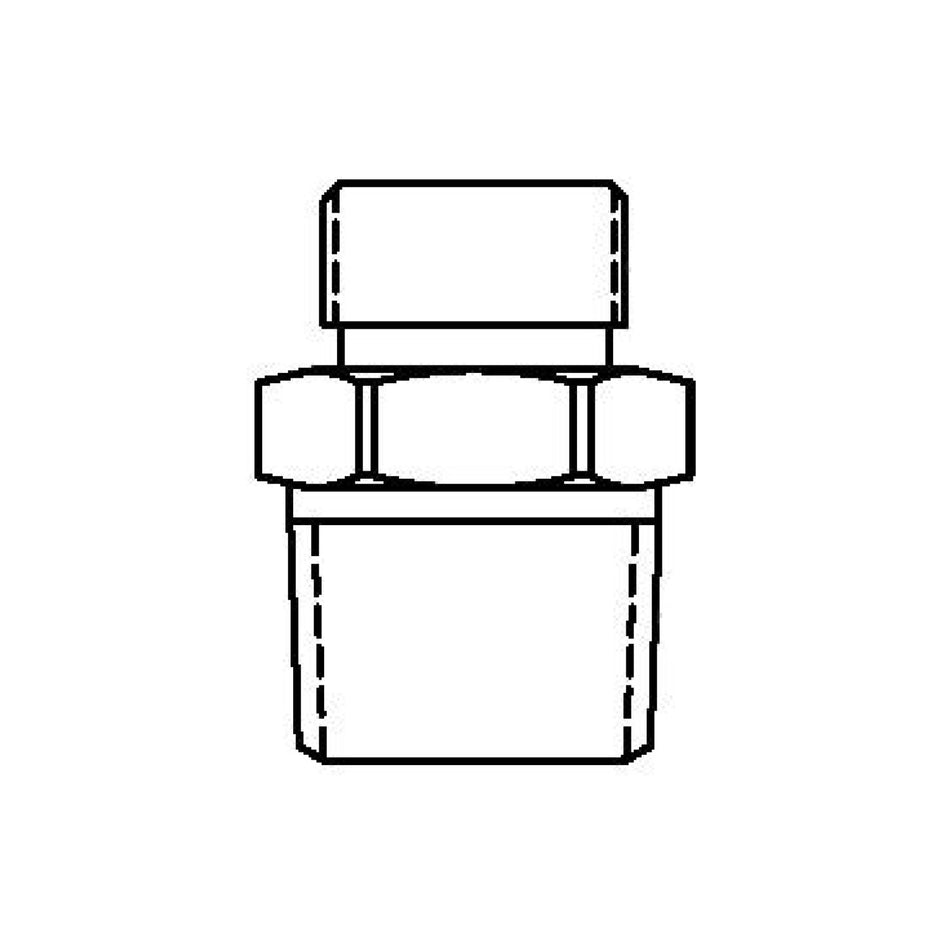 T&S Brass 006101-45 Adapter - 3/8" NPT M x 9/16-24UN M