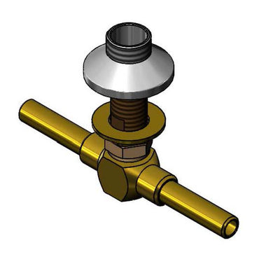 T&S Brass 006217-40 8" c/c Center Body Assembly - Rigid Outlet