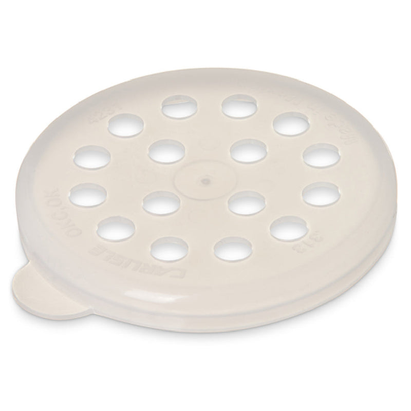 Carlisle 423130 Parsley Dredge Lid BPA Free Clear Polycarbonate with Perforated Top