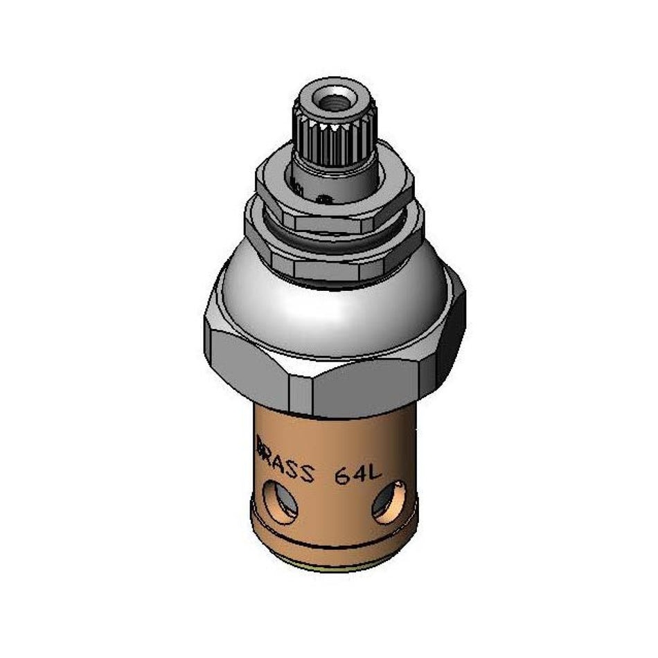 T&S Brass 006478-40QT QT Eterna Spindle w/ Escutcheon Bonnet