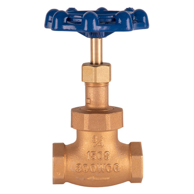 T&S Brass 006648-20B 3/4" Globe Valve - Blue Handle