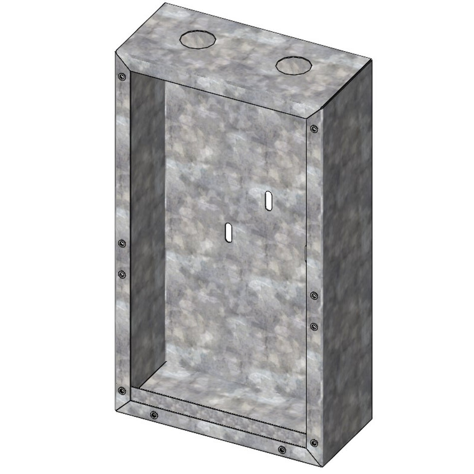 T&S Brass 006667-45 Recessed Cabinet - Galvanized Steel