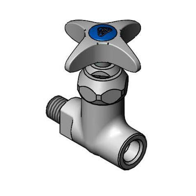 T&S Brass 007010-40NS Straight Stop Assembly - Blue Index