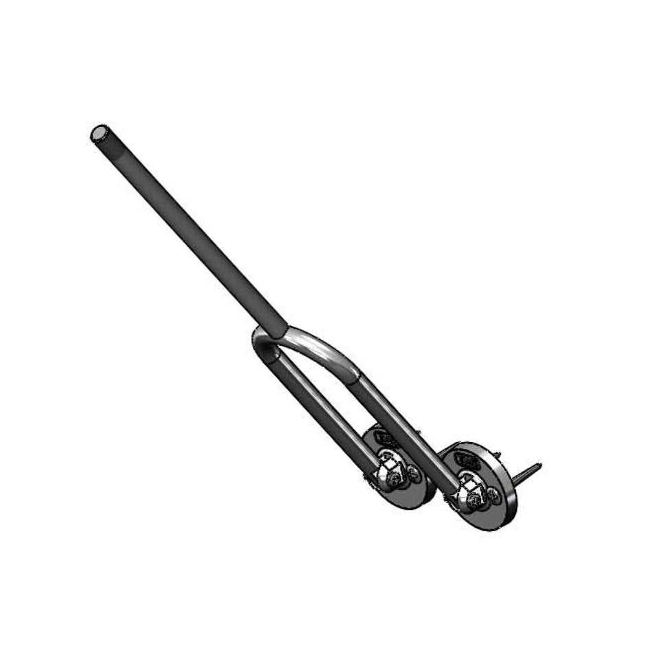 T&S Brass 009616-40 Lower Support Rod Assembly - Service Sink