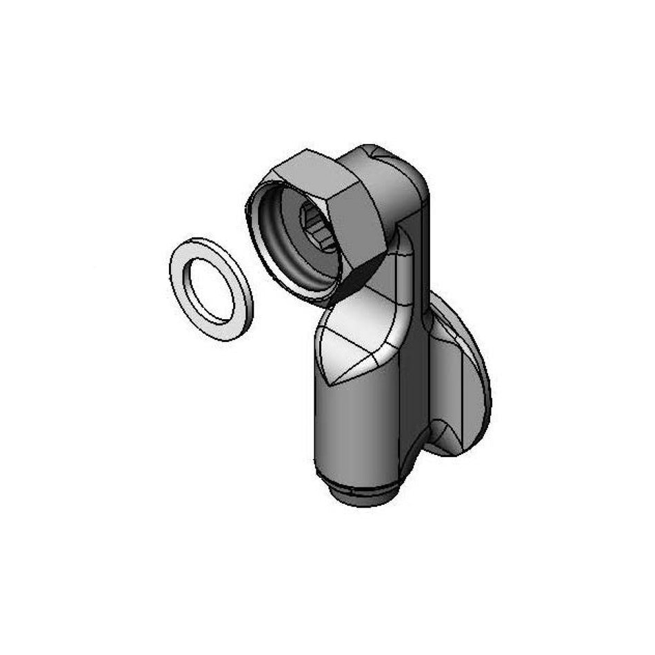 T&S Brass 00XX-RGH Adjustable Inlet w/ Stop - Rough