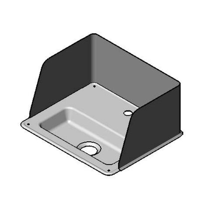 T&S Brass 010124-45 Drip Pan Assembly w/ Splash Guards