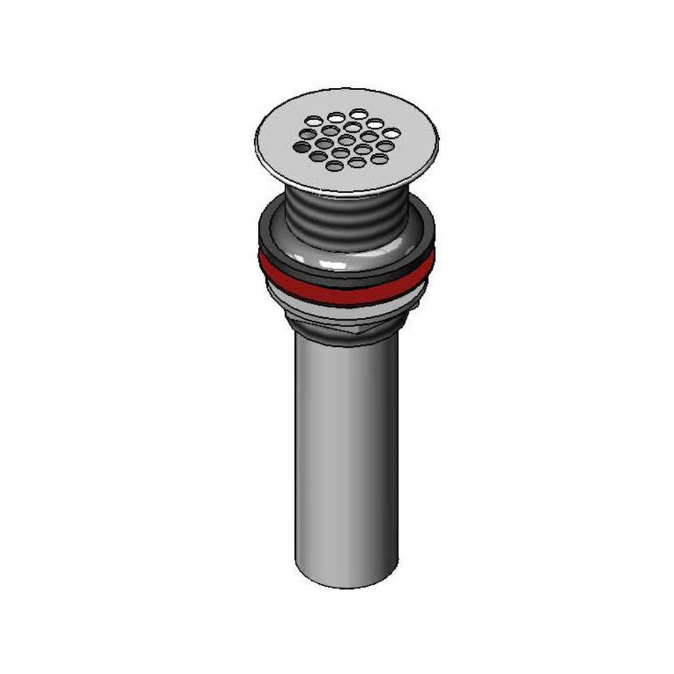 T&S 010126-45 Glass Filler Drain, Polished Chrome