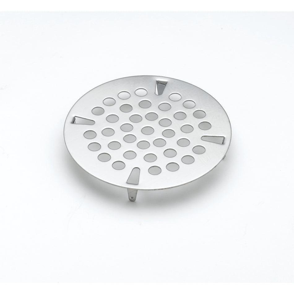 T&S Brass 010386-45 Snap-In Flat Sink Strainer - 3.5 Inch Stainless Steel Commercial Drain