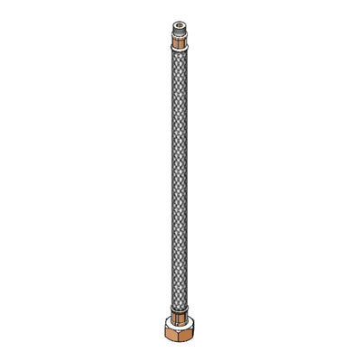 T&S Brass 011649-45 Flexible Supply Hose - 12" Reach