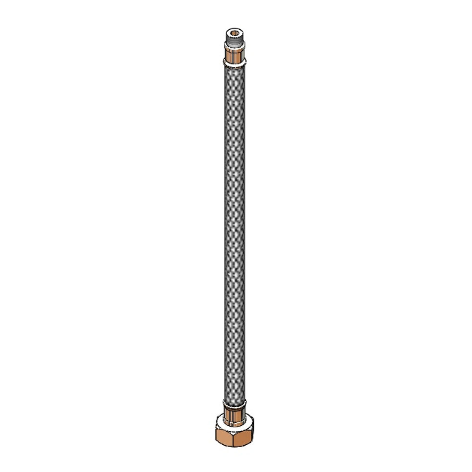 T&S Brass 011649-45 Flexible Supply Hose - 12" Reach