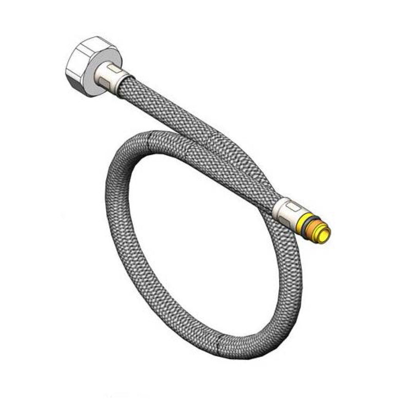 T&S Brass 012436-45DR DZR Flex Connector Hose - G1/2 Swivel