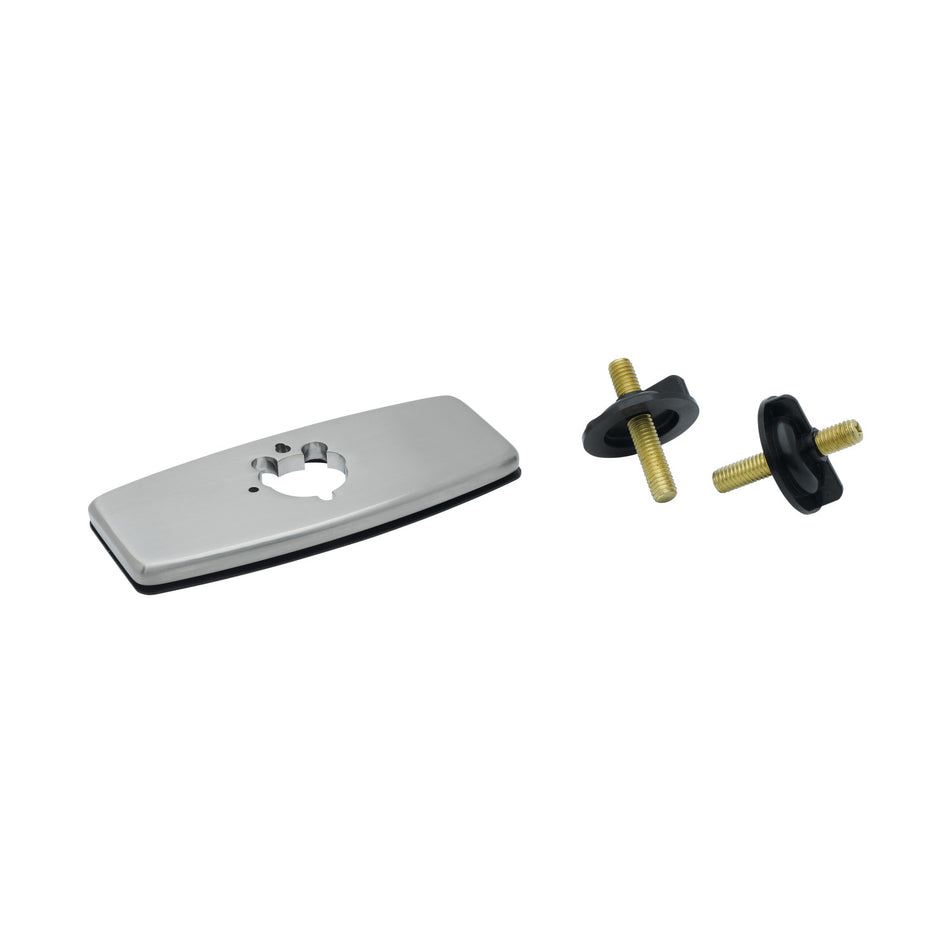 T&S Brass 013433-60 4" c/c Forged Deck Plate - Brushed Nickel