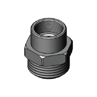 T&S Brass 016061-25 Adapter - 9/16-24UN F x 1/2-14NPSM M