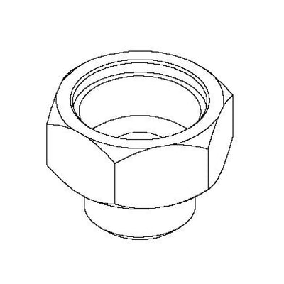 T&S Brass 016194-25 Adapter - 7/8-20UN F x 3/4-14UN M