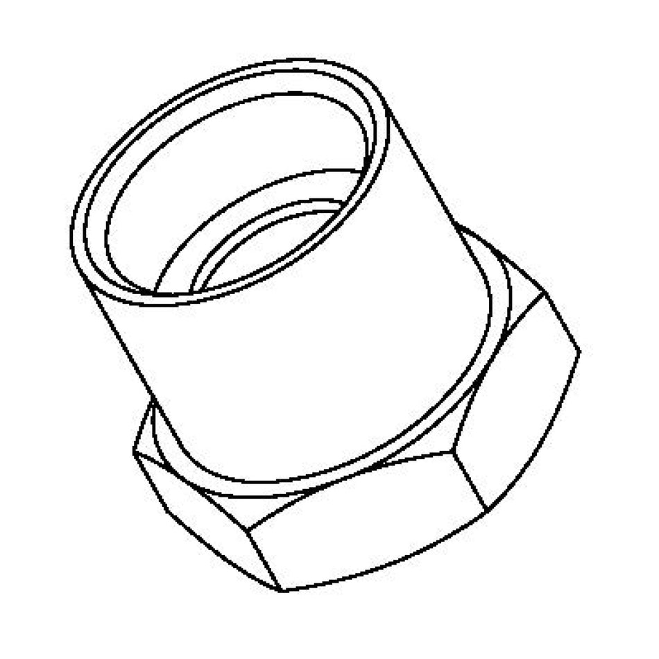 T&S Brass 016281-25 Adapter - 7/8-20UN F x 3/4-14UN F