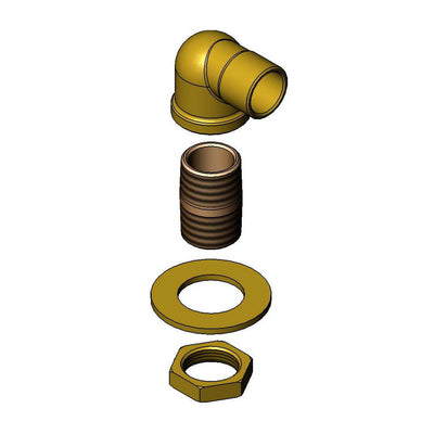 T&S Brass 016876-45K Inlet Elbow Kit - 1/2" (Sweat Fitting)