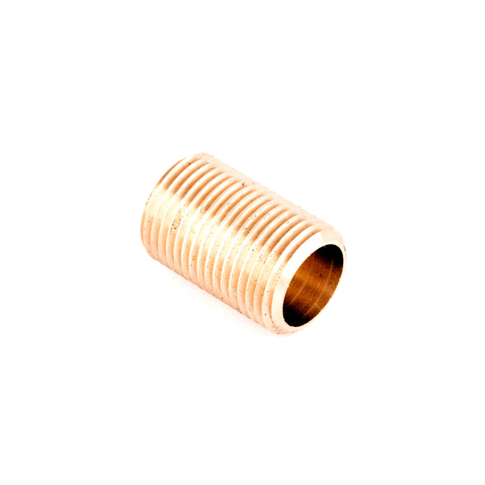 1/2" NPT Supply Nipple x 1-1/4" Long (Unplated Brass)