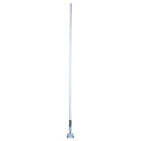 Carlisle 362113EC02 60 Inch Dust Mop Handle Clip-on Connector Fiberglass White