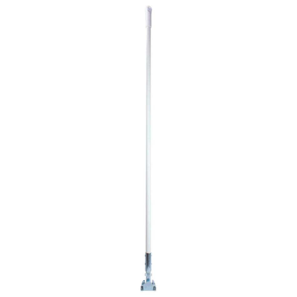 Carlisle 362113EC02 60 Inch Dust Mop Handle Clip-on Connector Fiberglass White