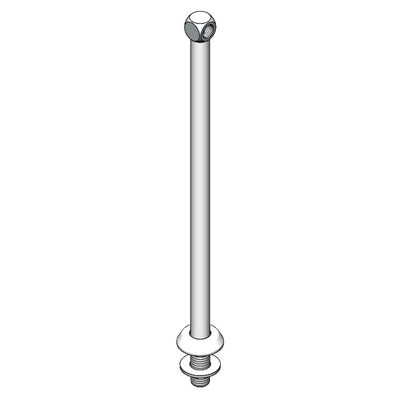 T&S 017269-40 16" Pedestal Assembly for Retro Glass Filler w/ Single Outlet Cube