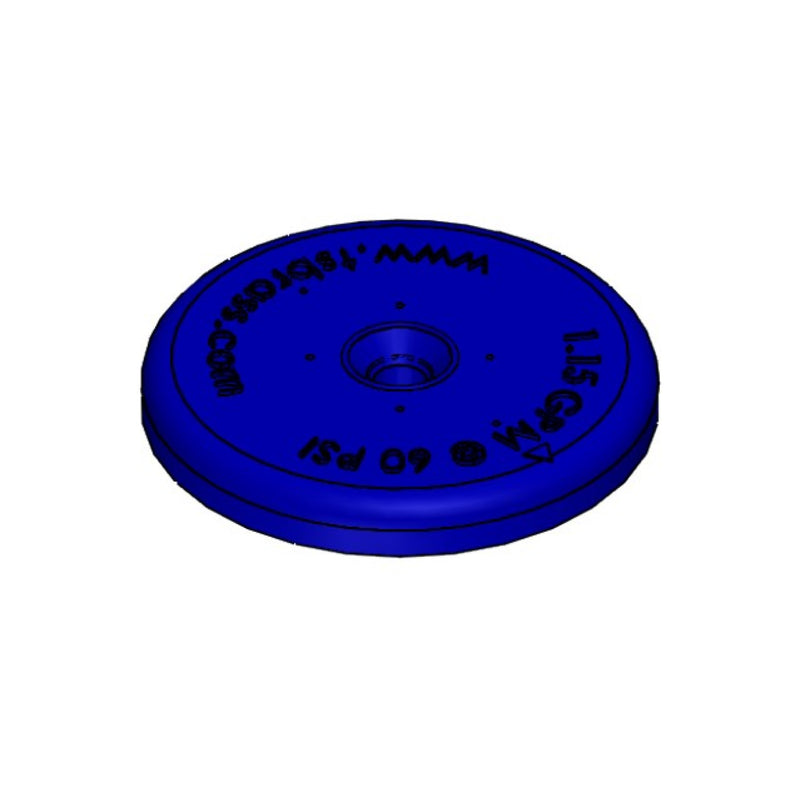 B-2108/UK-0107 Blue Spray Face, 1.15gpm@60psi