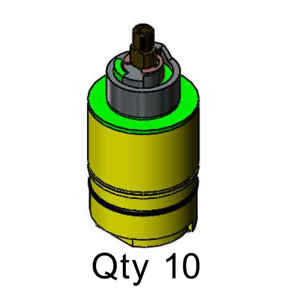 Ceramic Cartridges for B-3200/B-3300 Shower PBV Series (Qty.10 Cartridges)