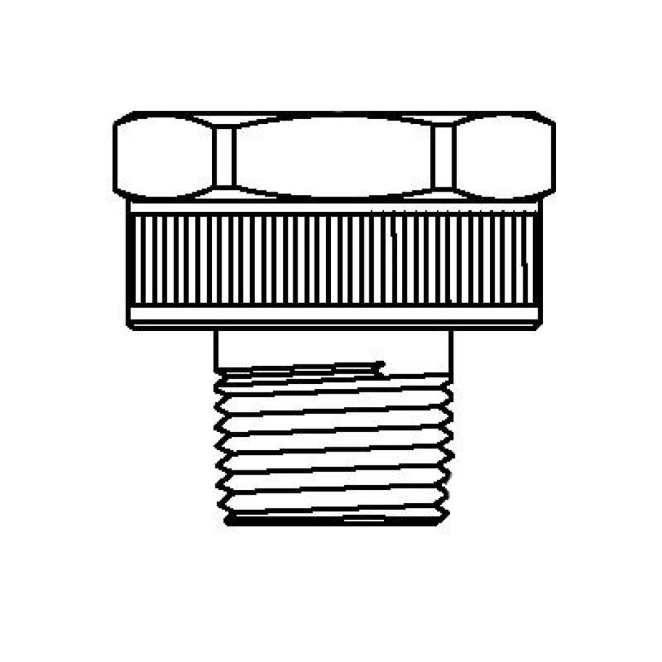 T&S Brass 017575-25 Adapter - 3/8" NPT Male x 3/4" GH Female