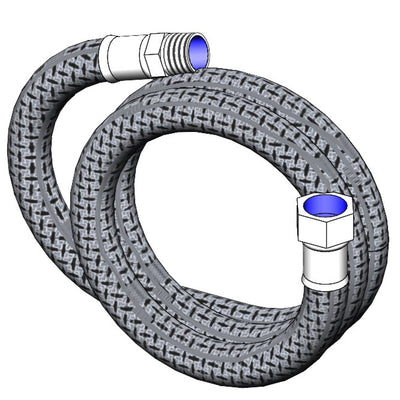 T&S Brass 017888-45 SS Inlet Connector Hose - 1.5m (EU)