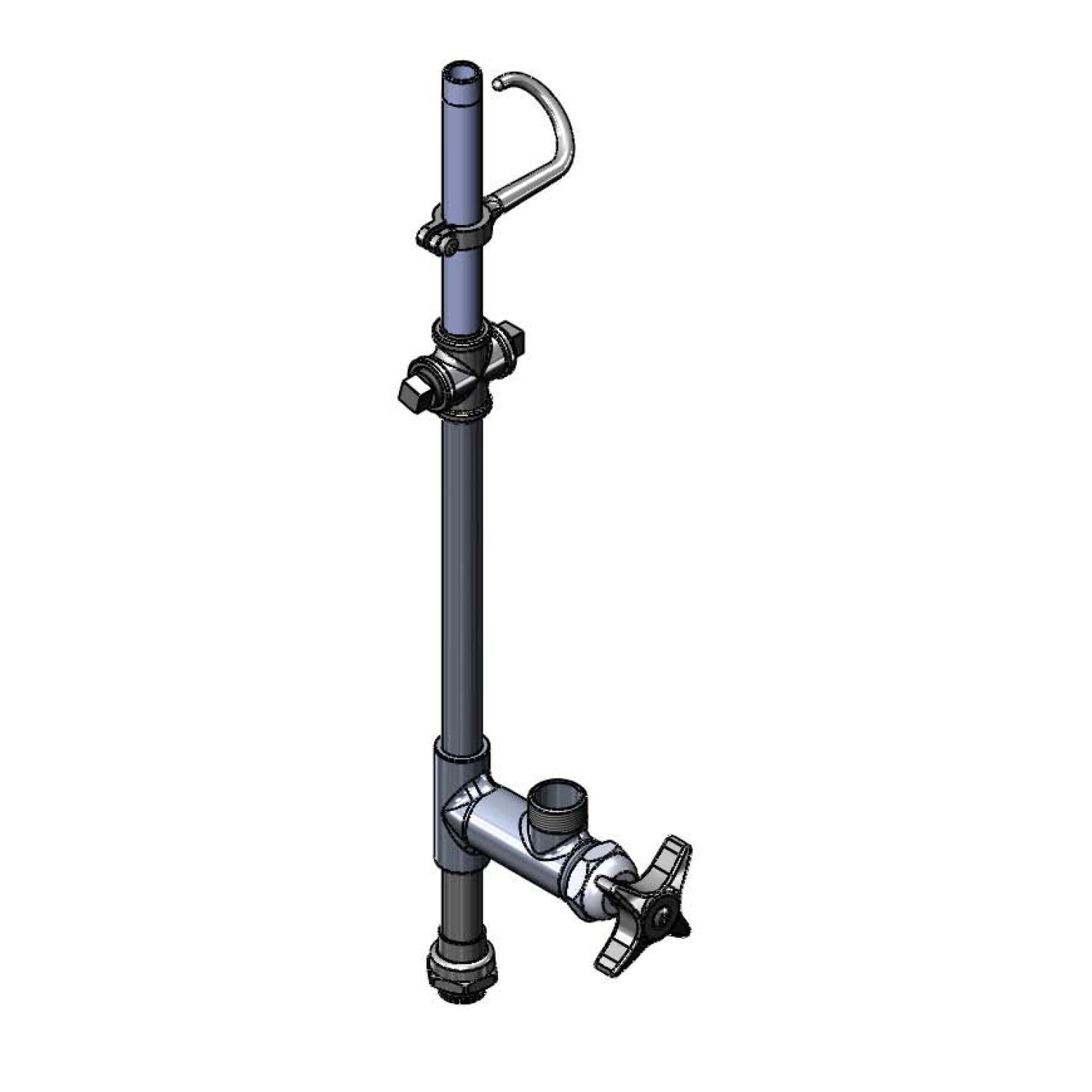 Quick Install Riser T&S Brass 017927-40 EasyInstall Riser w/ Add-On Faucet – HowdyBrewer