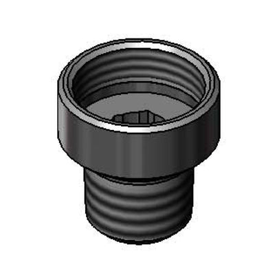 T&S Brass 017959-25 Adapter - 3/8 NPT Male by 7/8-20 UN Female Chrome Plated Brass