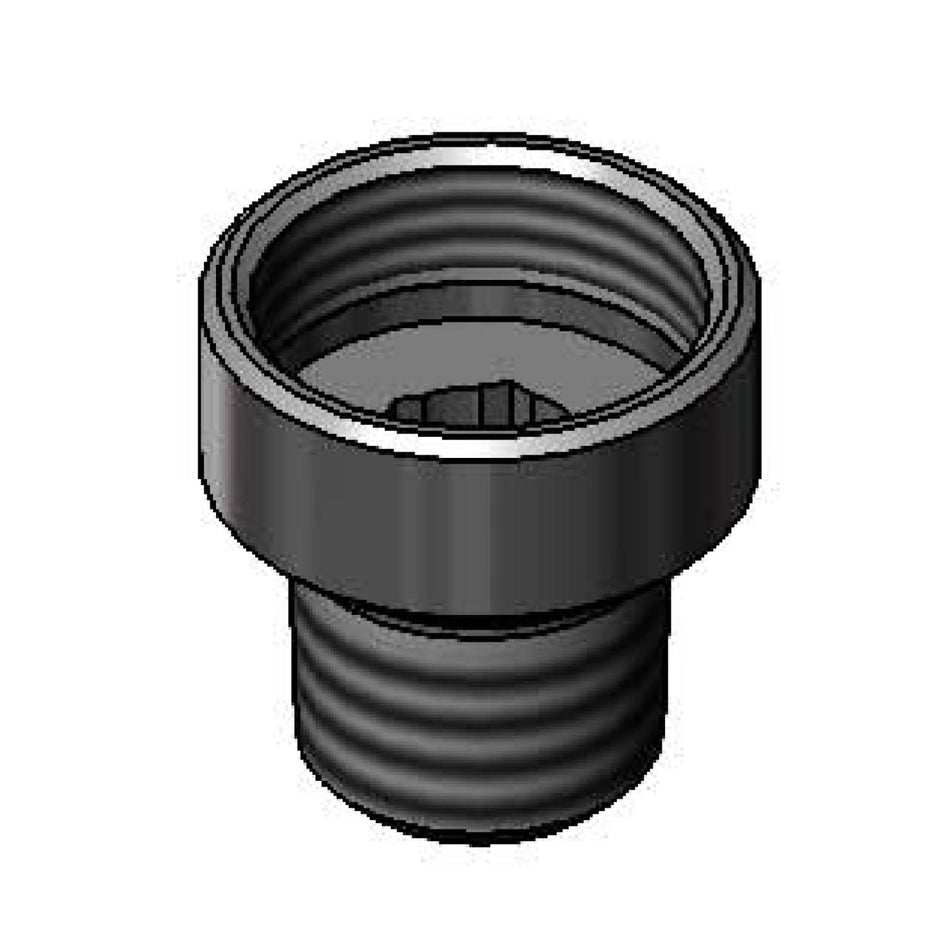 T&S Brass 017959-25 Adapter - 3/8 NPT Male by 7/8-20 UN Female Chrome Plated Brass