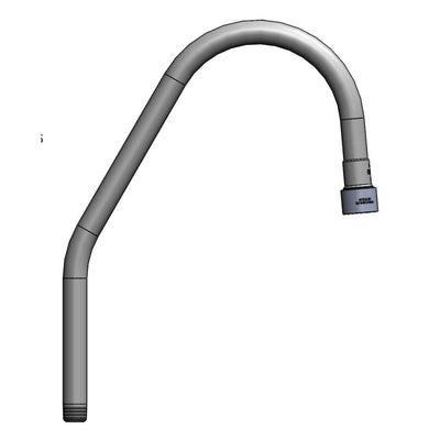 T&S Brass 018052-40 7" Rigid Surgical Bend - 2.2 GPM Laminar
