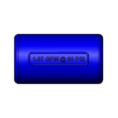 T&S Brass 018293-45 Blue Bumper Guard - 1.07 GPM EB-0107-J