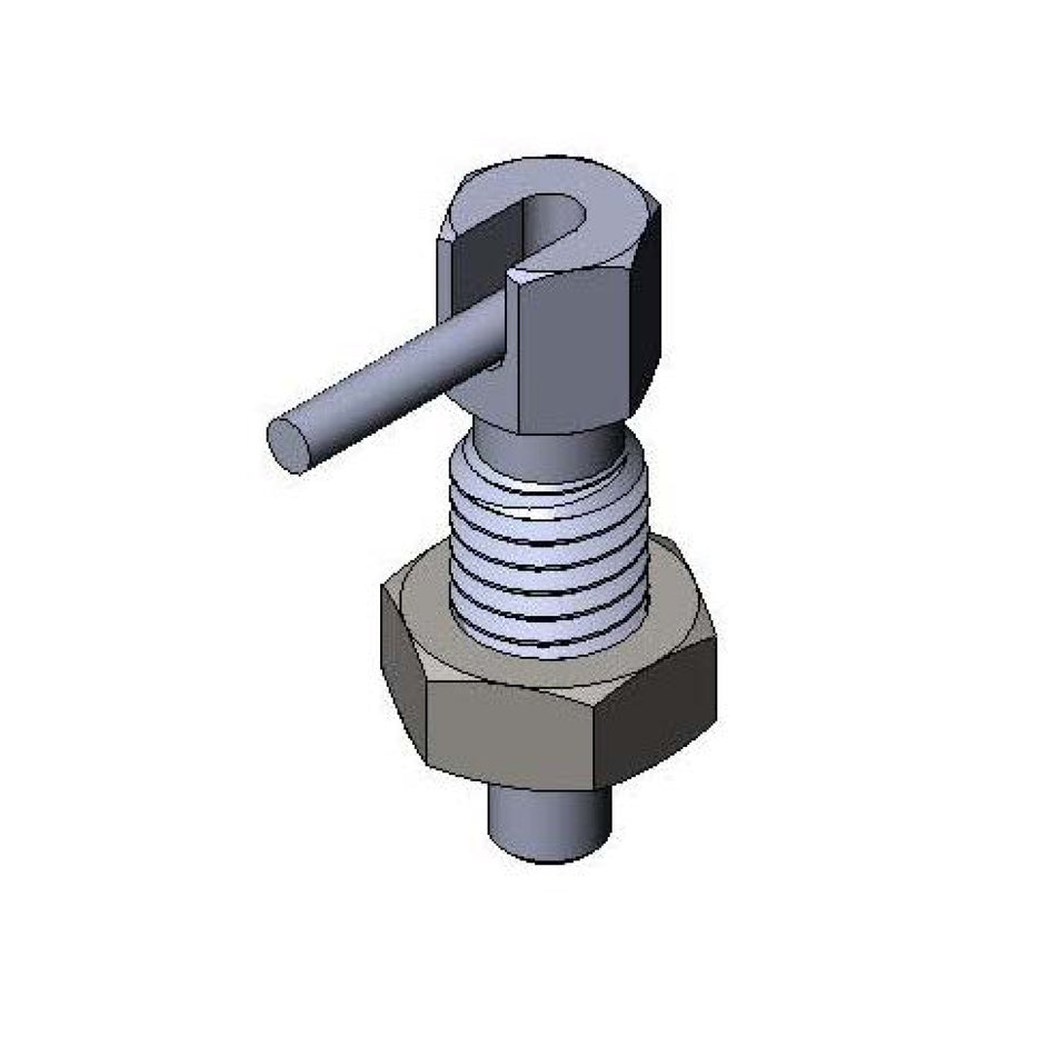 T&S Brass 018470-45 Spring-Loaded Locking Plunger & Nut