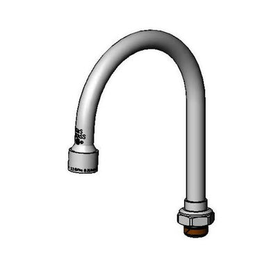 T&S Brass 018490-40 Swivel Gooseneck - 5-7/16" Spread & VR Aerator