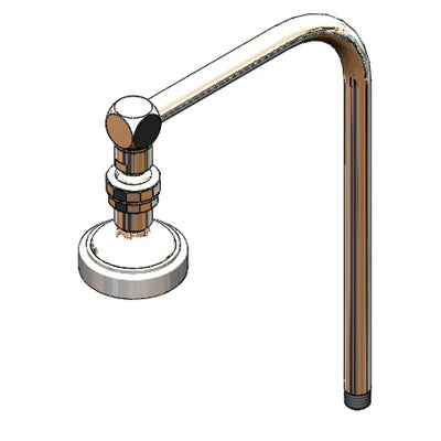 T&S Brass 019105-40 Rigid L-Nozzle w/ Ball-Joint & B-0107 Head